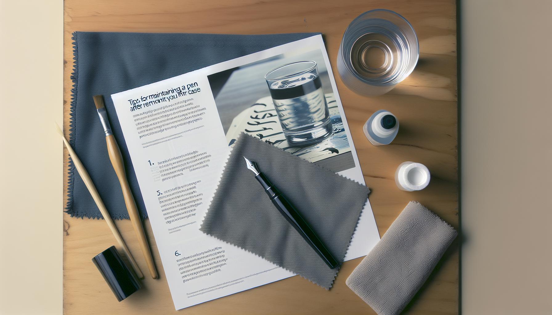 Tips for Maintaining Your Calligraphy Pen Post-Removal