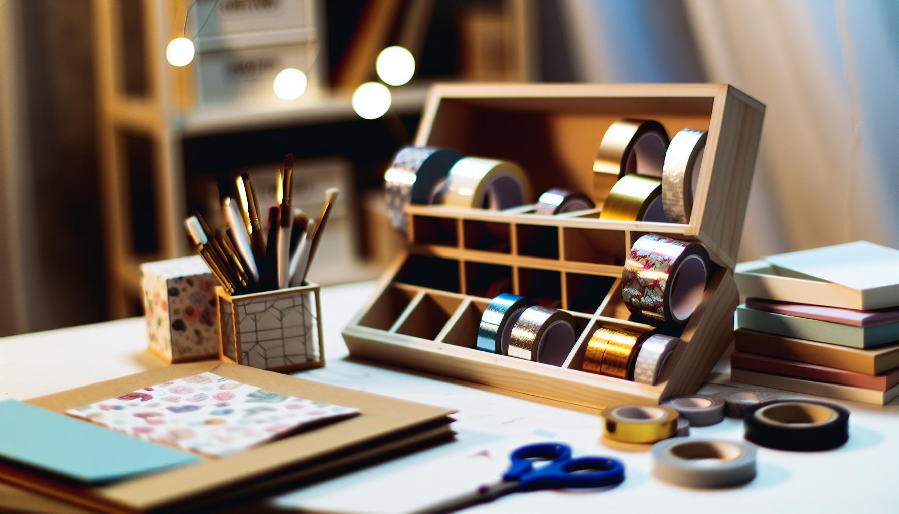 Tips for Storing and Preserving Your Foil Washi Tape