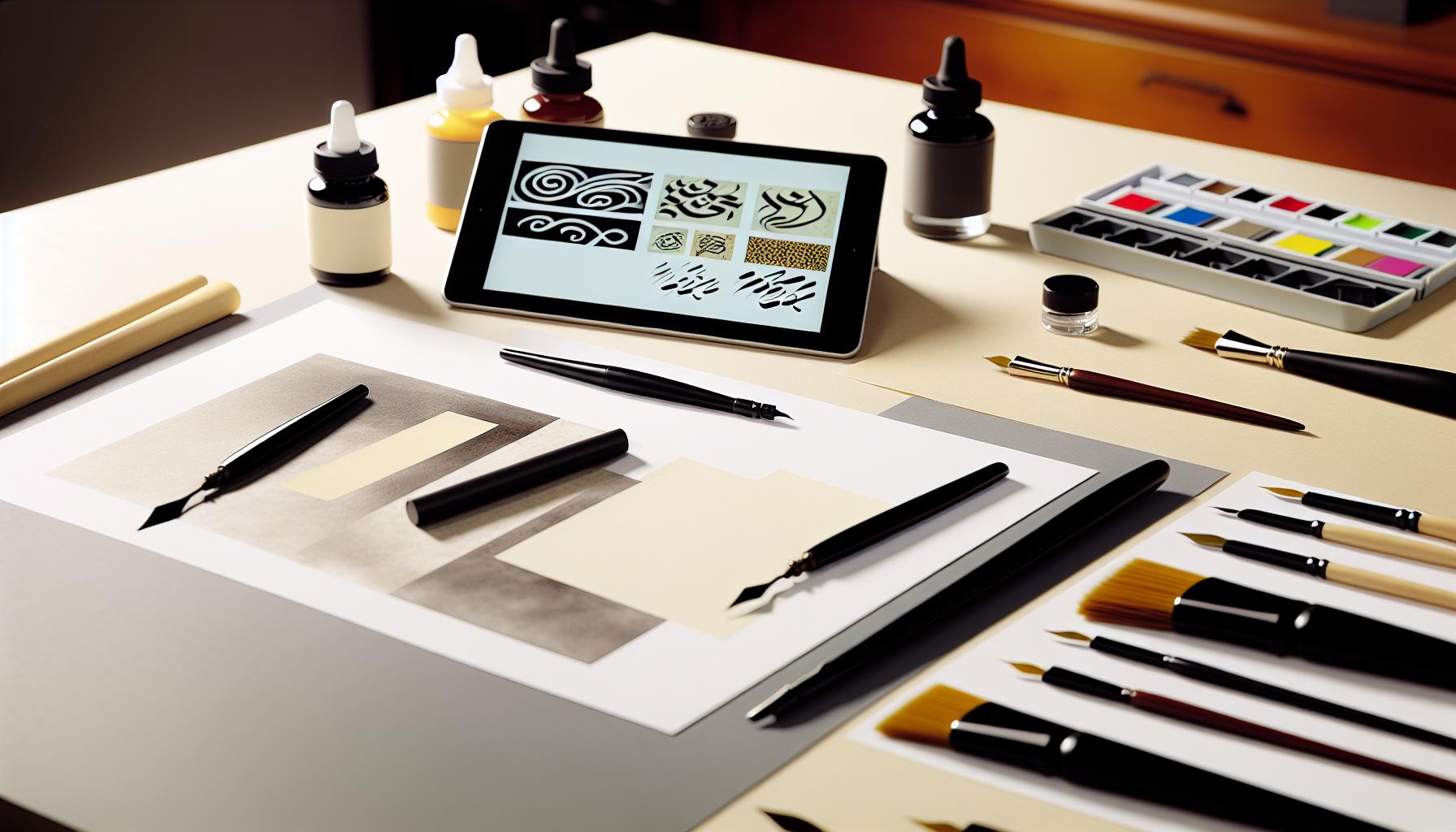 The Tools You Need for Brush Pen Calligraphy