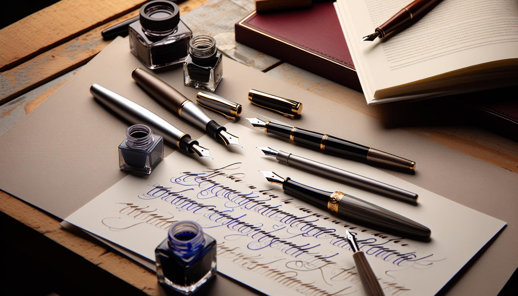 Top Fountain Pen Brands for Calligraphy Enthusiasts