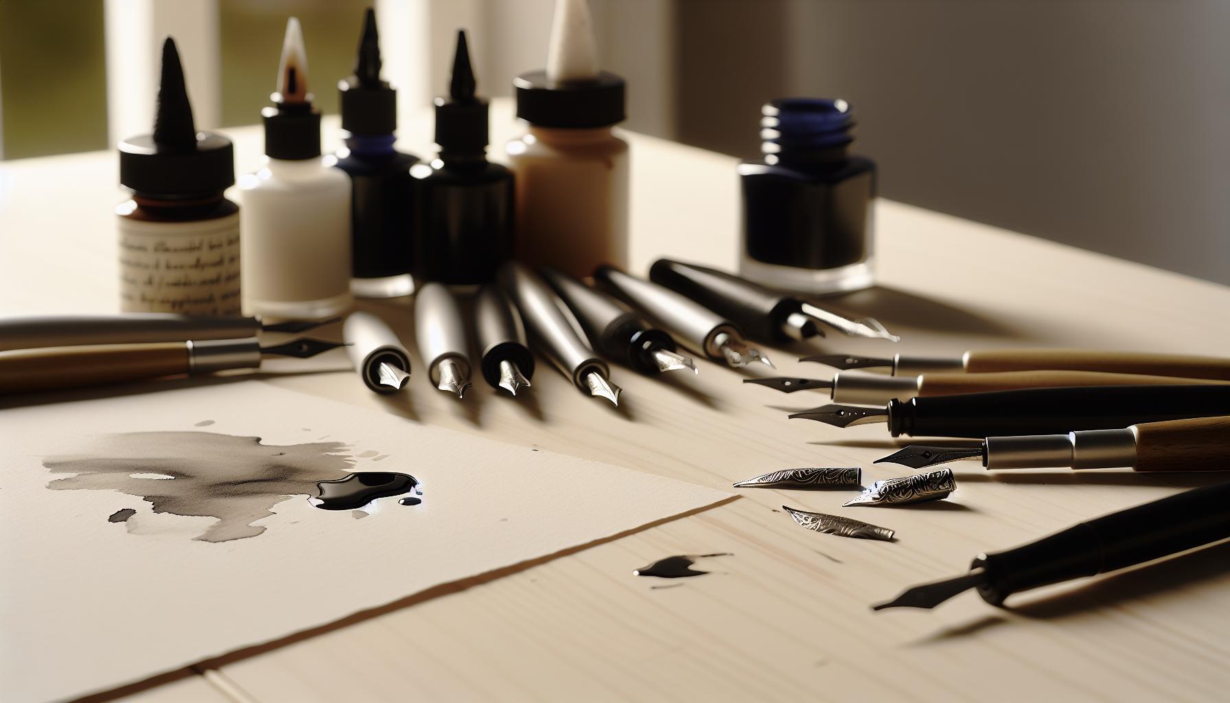 Troubleshooting Common Calligraphy Pen Issues