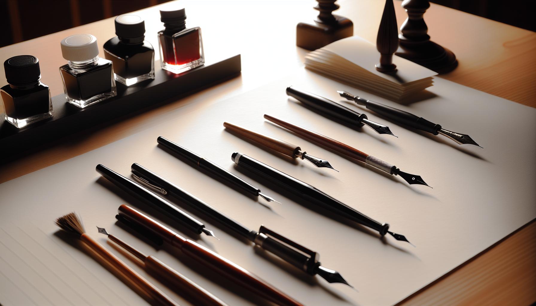 Types of Calligraphy Pens Explained