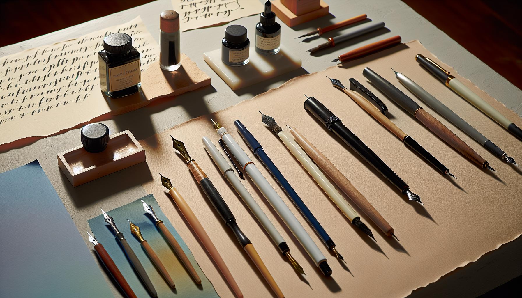 Types of Calligraphy Pens: Exploring Your Options