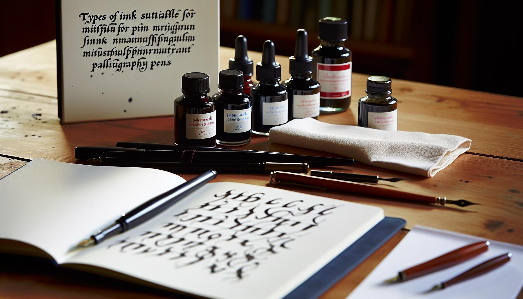 How to Put Ink in a Manuscript Calligraphy Pen: Easy Steps 1 Types of Ink Suitable for Manuscript Calligraphy Pens