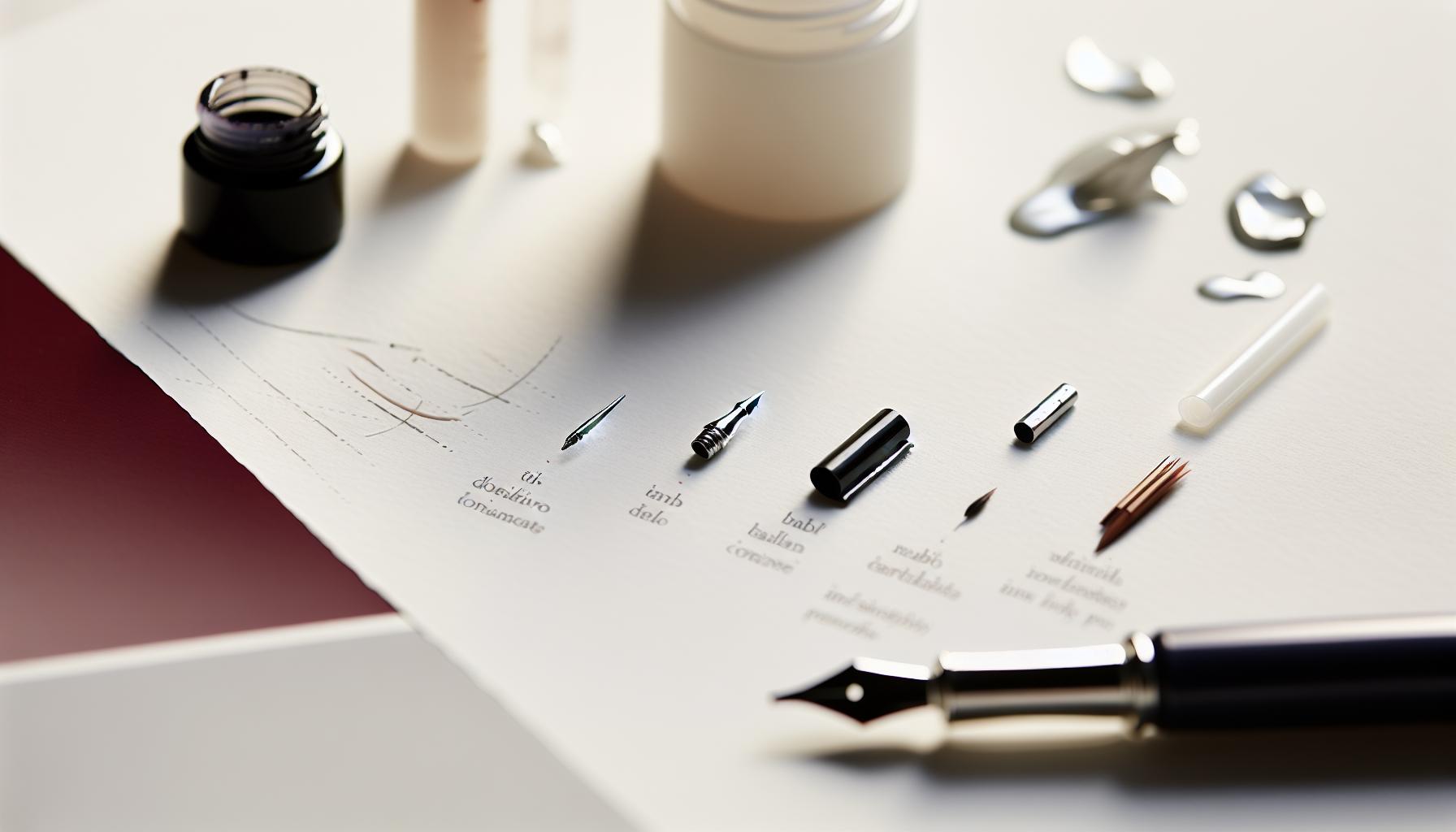 Understanding the Anatomy of a Calligraphy Brush Pen