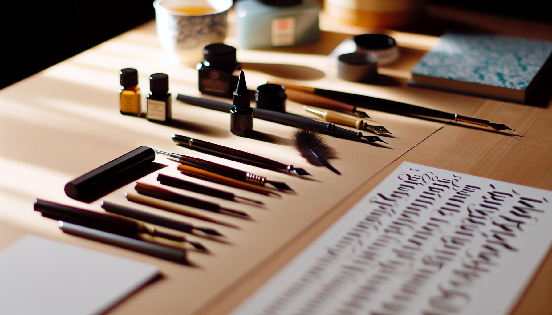 Understanding the Basics of Calligraphy Tools