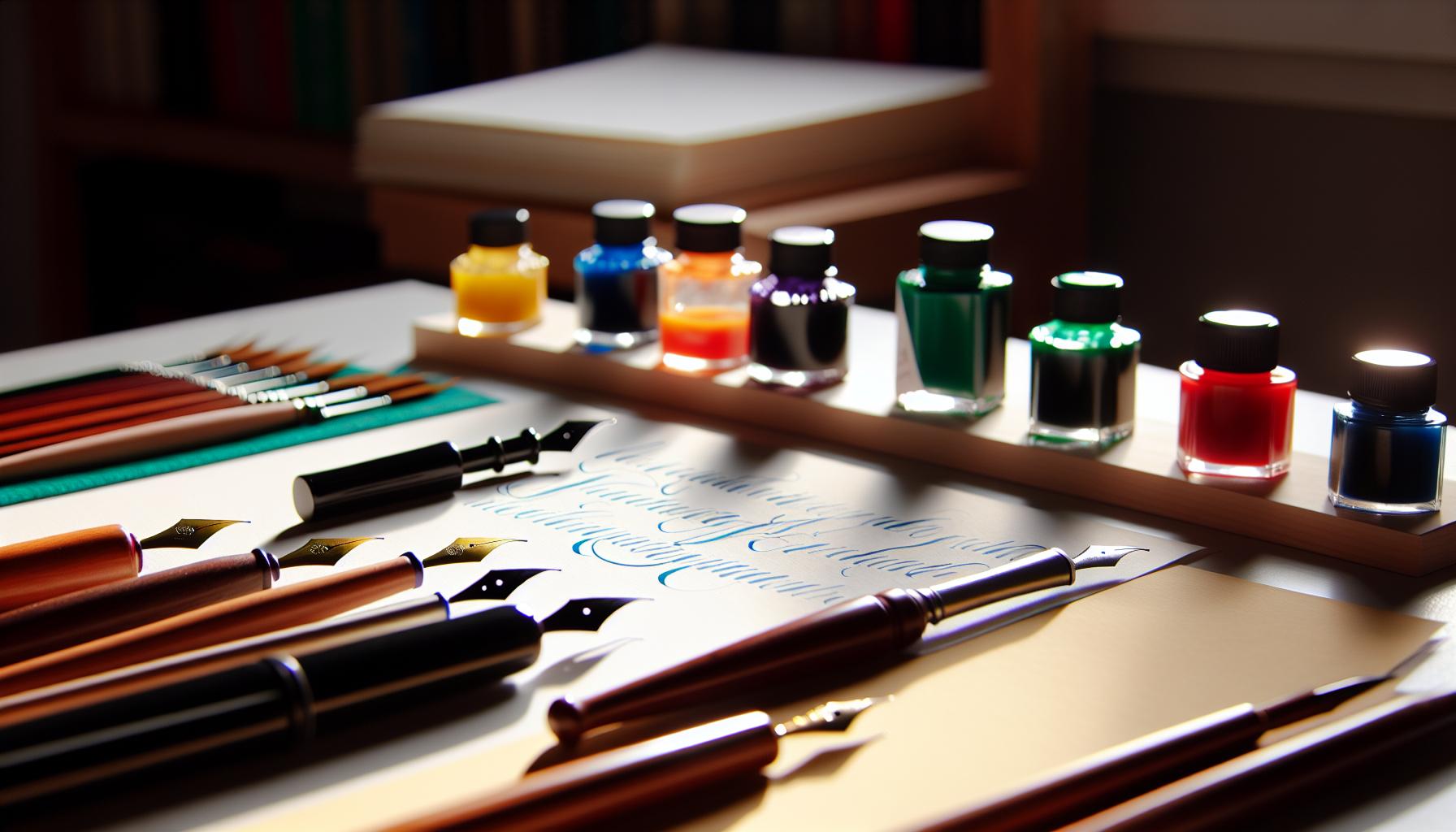 Understanding Calligraphy Pen Ink Types and Colors