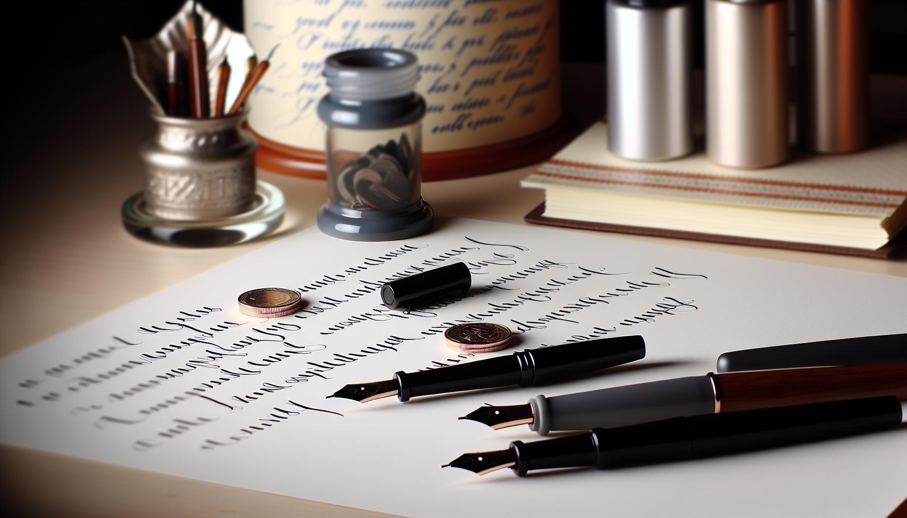 Understanding Calligraphy Pen Prices