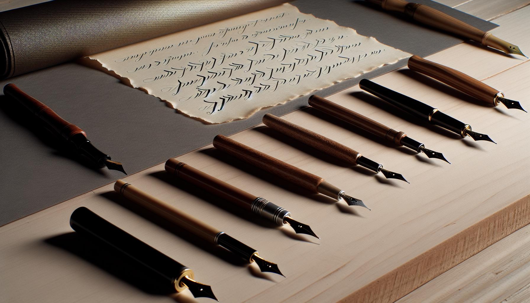 What Is the Name of the Calligraphy Pen: Terms You Should Know 1 Understanding Calligraphy Pen Types and Their Uses