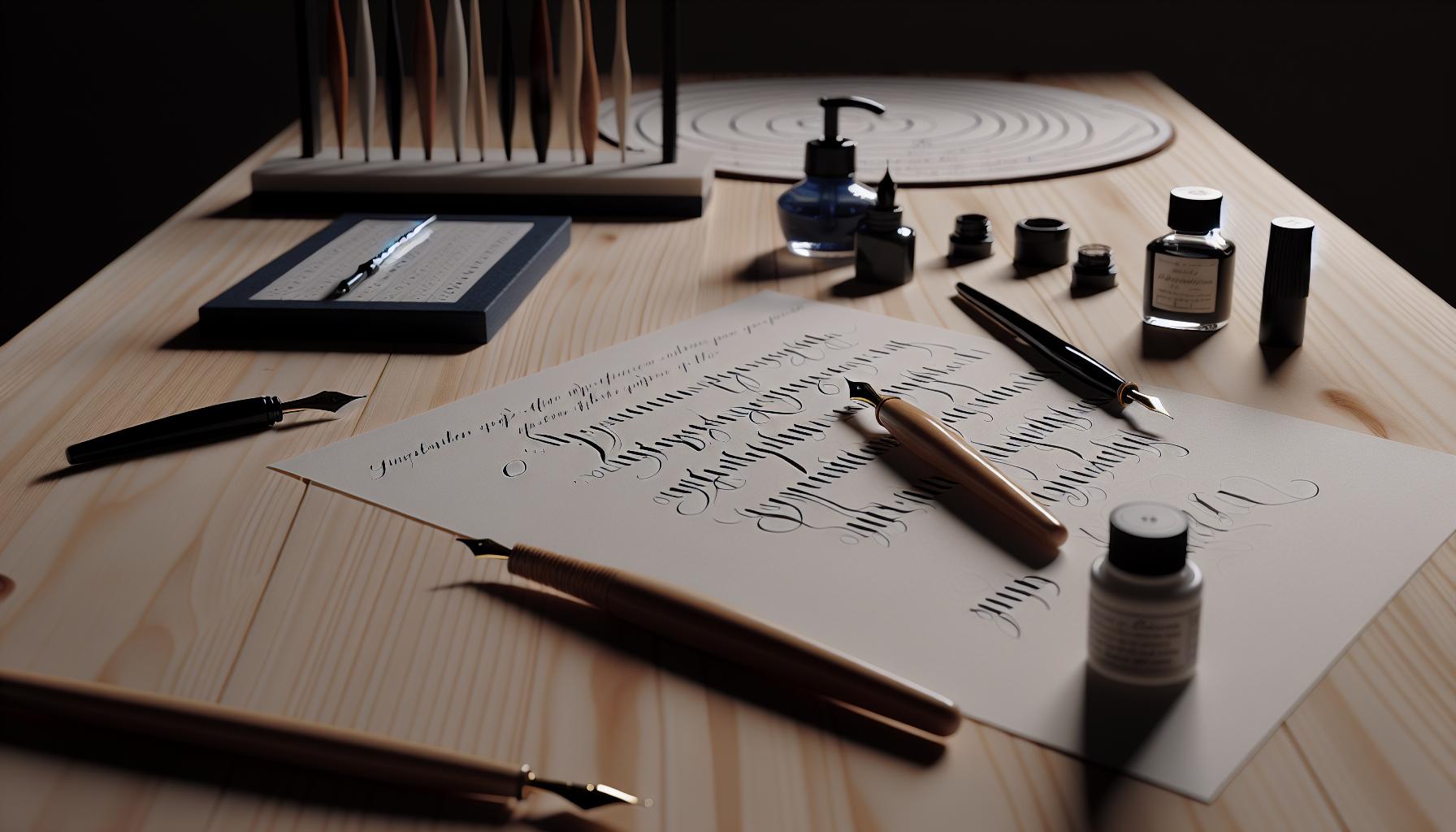 Understanding Calligraphy Pens: Types and Features