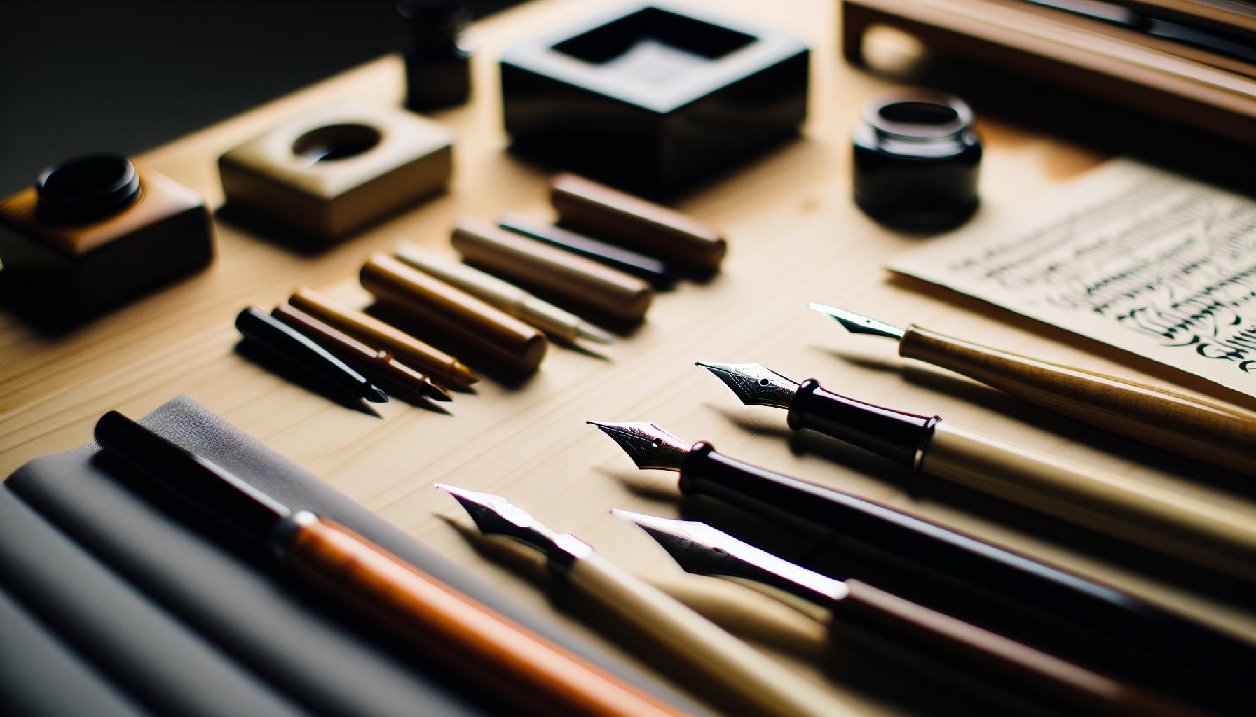Understanding Different Types of Calligraphy Pens