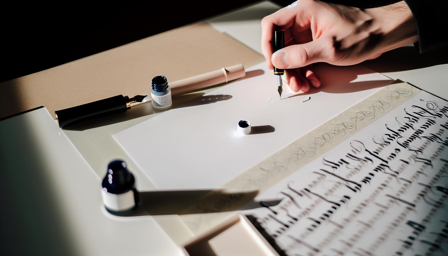 Understanding Your Calligraphy Pen's Ink System