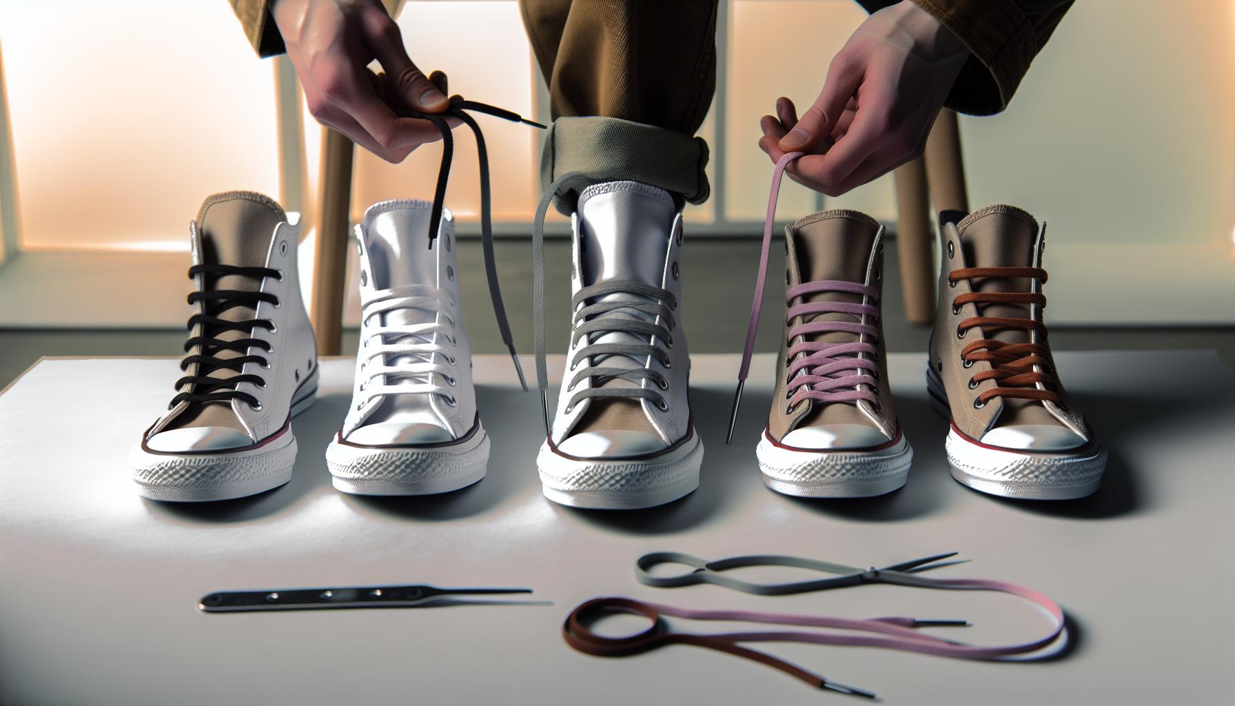 Unique Lacing Techniques for Chuck Taylors