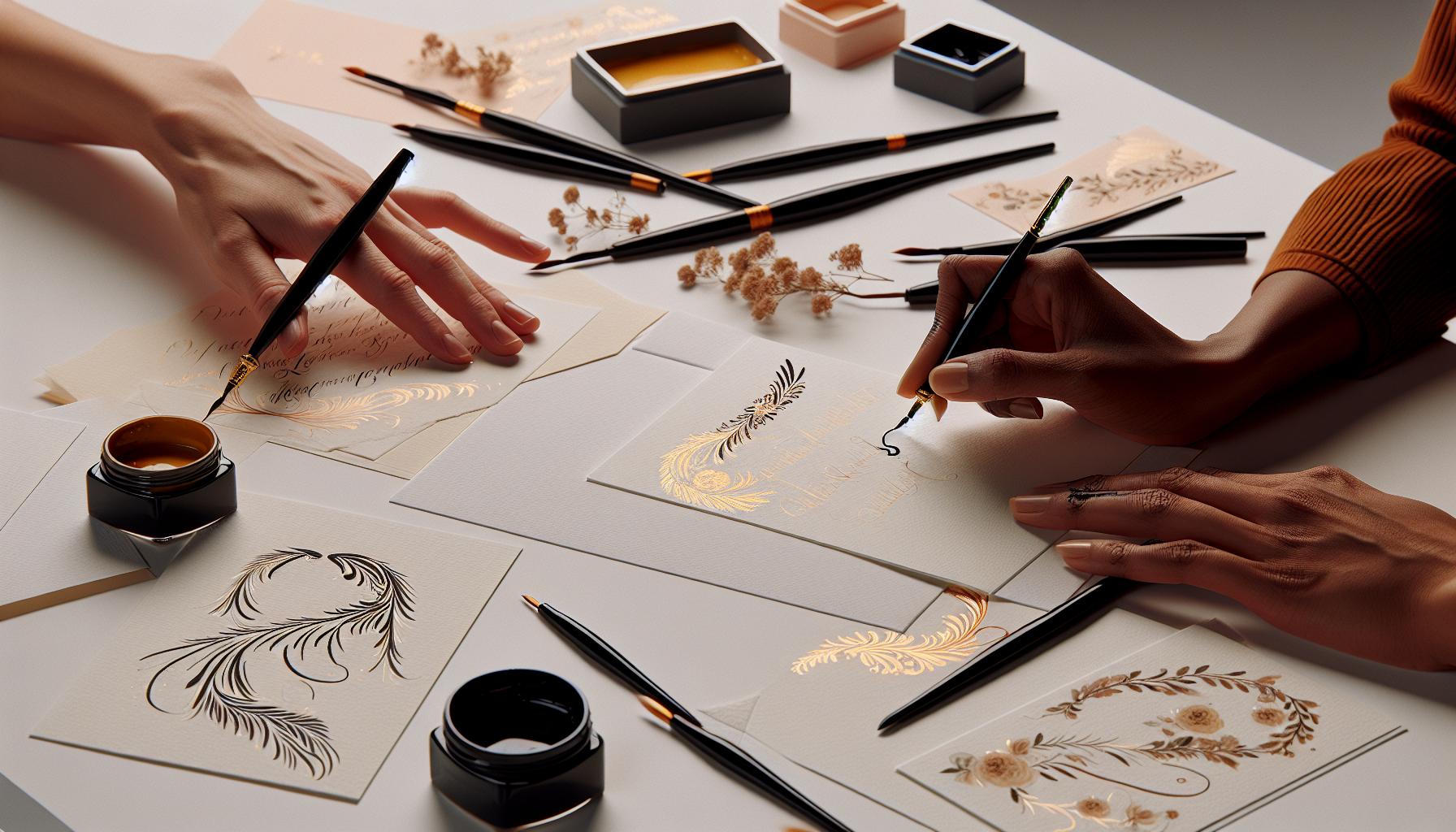 Using Calligraphy Pens for Personalized Gifts