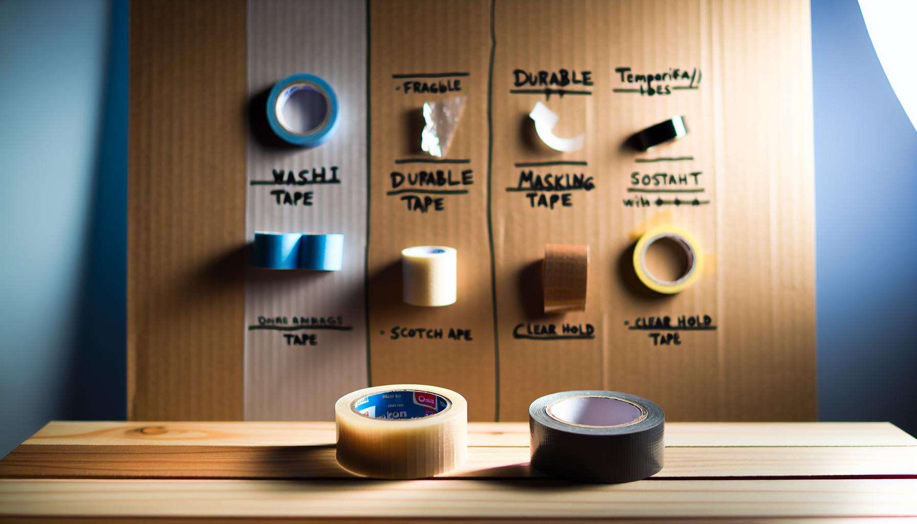 How Well Does Washi Tape Stick? Real-World Testing 4 Washi Tape vs. Other Tapes: A Performance Comparison