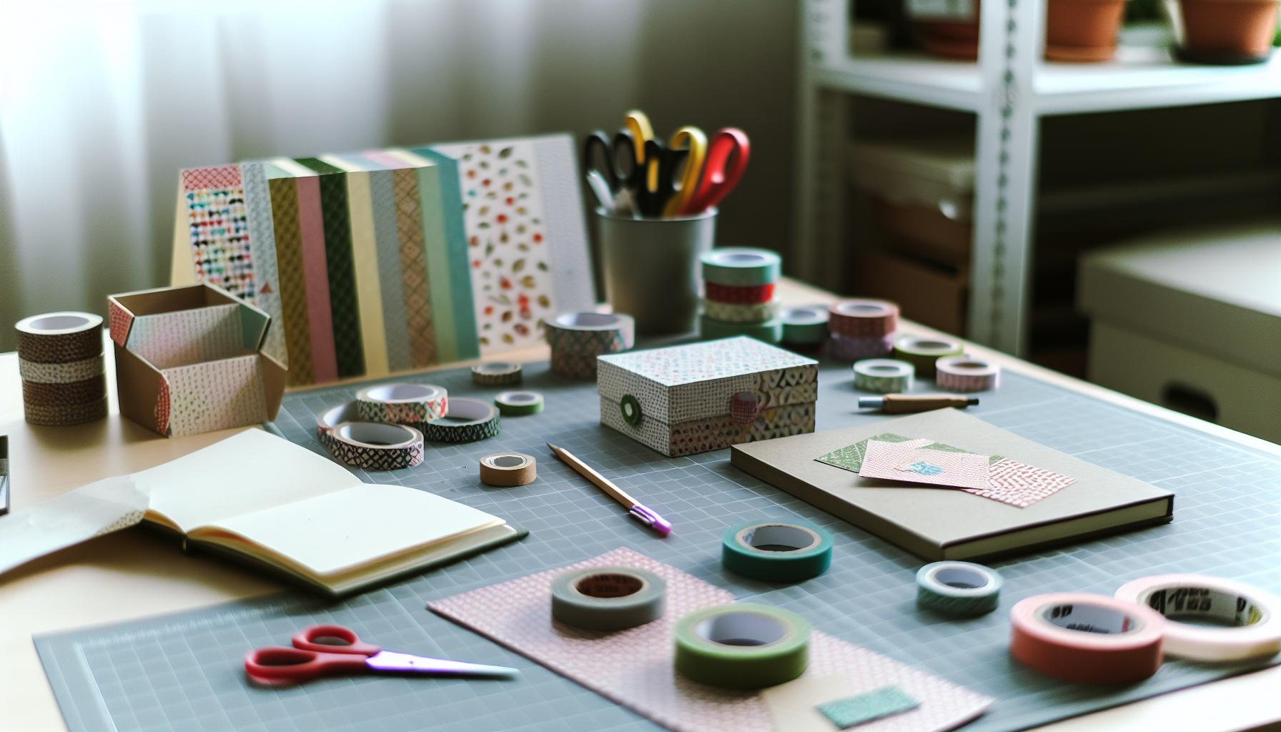 Washi Tape Techniques for DIY Projects